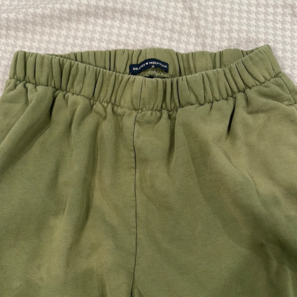 Brandy Melville Green Sweatpants